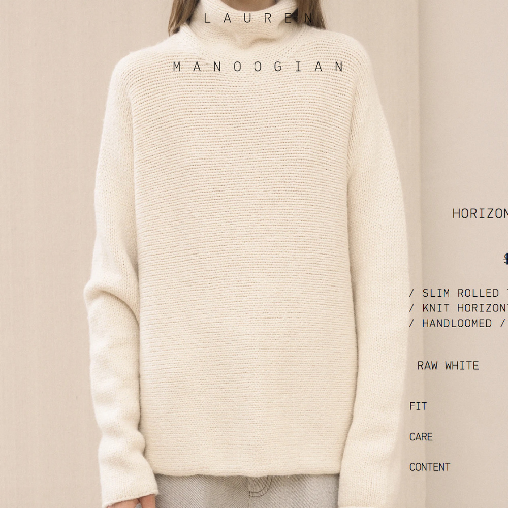 Lauren Manoogian turtleneck sweater